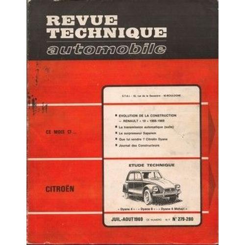 Revue Technique Automobile N°279-280 on Productcaster.