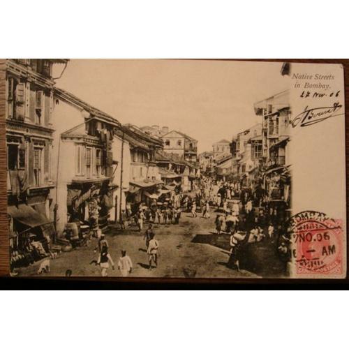 Bombay - Native Streets In Bombay En 1906 - Inde on Productcaster.