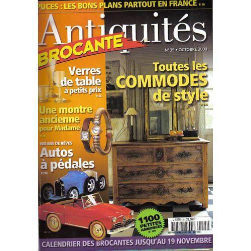 Antiquites Brocante N° 35 : Autos A Pedales/Commodes De Style/Verr... on Productcaster.