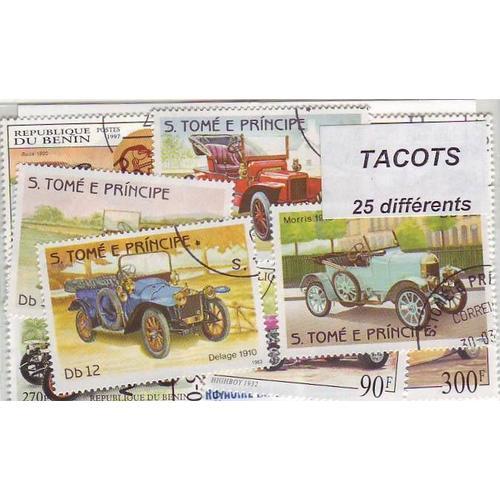 Tacots - Lot De 25 Timbres Differents Du Monde Entier on Productcaster.