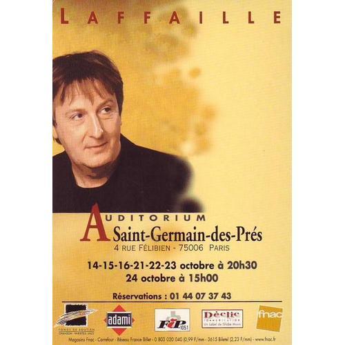 Laffaille A L'auditorium Saint Germain Des Pres - Ref 000 480 on Productcaster.