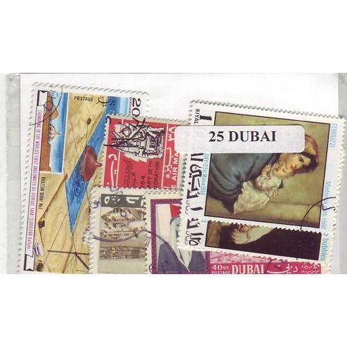 Dubai - Lot De 25 Timbres Differents on Productcaster.