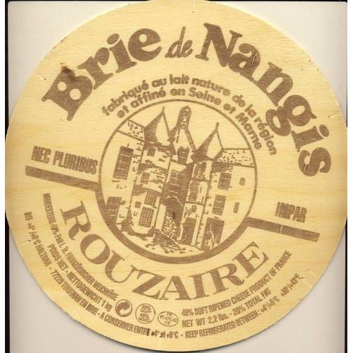 Couvercle De Fromage - Brie De Nangis Rouzaire on Productcaster.