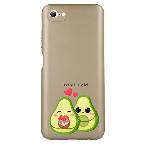 Coque Tpu Effet Metallique Dore Pour Iphone 7 8 Et Se Avocat Kawaii... on Productcaster.