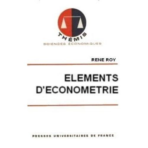 Elements D'econometrie on Productcaster.