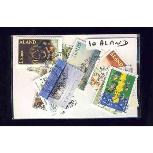 Aland - Lot De 10 Timbres Differents on Productcaster.