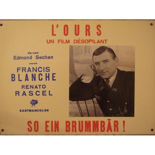 L'ours 1960 De Edmond Sechan Avec Francis Blanche - Renato Rascel ... on Productcaster.