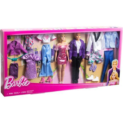 Barbie Doll And Ken Doll Fashion Set With Clothes And Accessories on Productcaster.