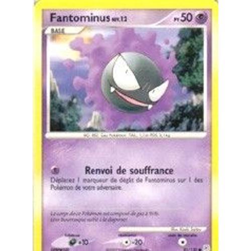 Pokémon - Fantominus 50pv Diamant Et Perle 82/130 on Productcaster.