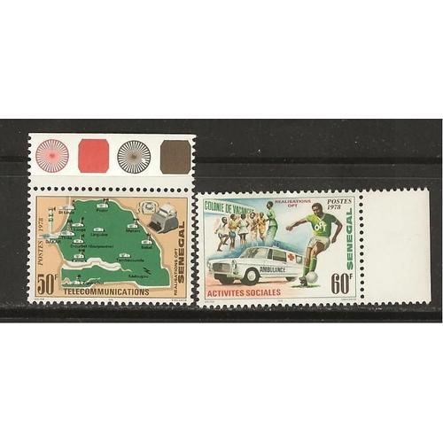 Timbres Neuf Du Sénégal Année 1978 N° 507 508 on Productcaster.