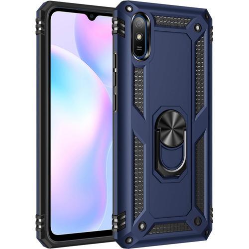 Coque Compatible Avec Redmi 9a Aimant Anneau Support,Double Couche ... on Productcaster.