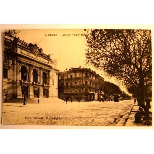 Carte Postale Ancienne Herault Cette Avenue Victor Hugo on Productcaster.