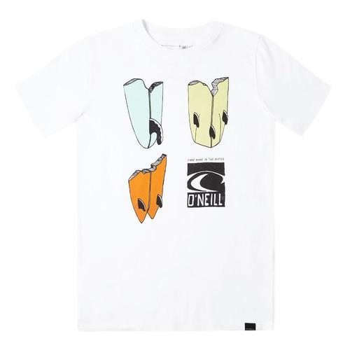 T-Shirt Blanc Garçon O'neill Gato on Productcaster.