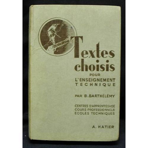 Textes Choisis Pour L'education Litteraire Et Morale Des Eleves De ... on Productcaster.