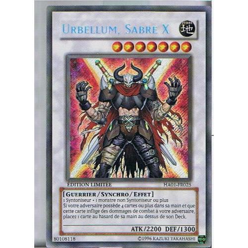 Urbellum Sabre X - Yu-Gi-Oh! - Ha01-Fr025 - St on Productcaster.