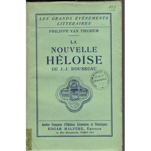 La Nouvelle Héloïse De J.J. Rousseau. on Productcaster.