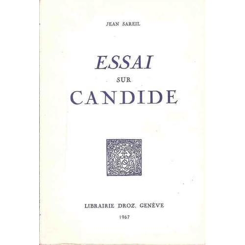 Essai Sur Candide on Productcaster.