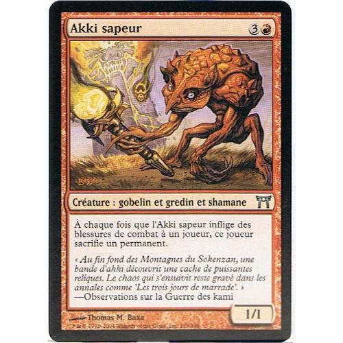 Akki Sapeur - Magic Mtg - Guerriers De Kamigawa 155 - U on Productcaster.