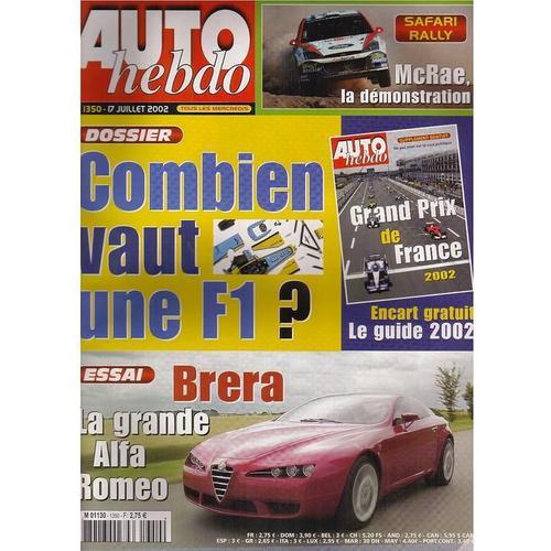 Auto Hebdo N° 1350 : Combien Vaut Une F1 on Productcaster.