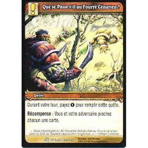 Que Se Pass-T-Il Au Fourré Cénarien ? - World Of Warcraft - Les Fe... on Productcaster.