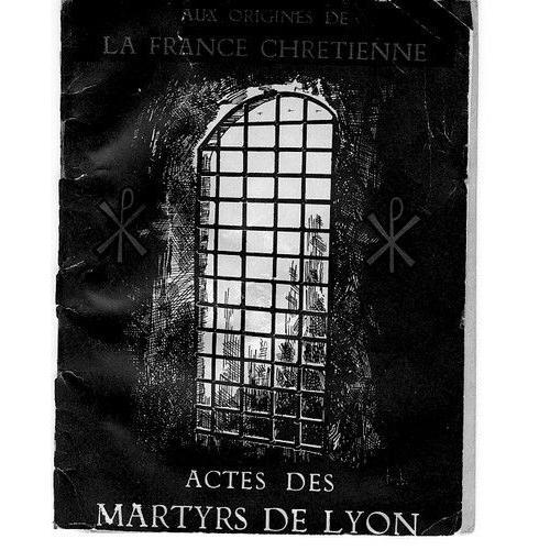 Actes Des Martyrs De Lyon on Productcaster.