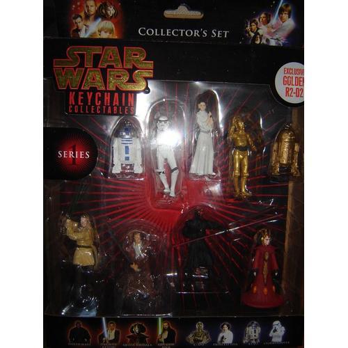 Star Wars - Coffret Serie 1 : 9 Figurines Porte Clé Keychain on Productcaster.