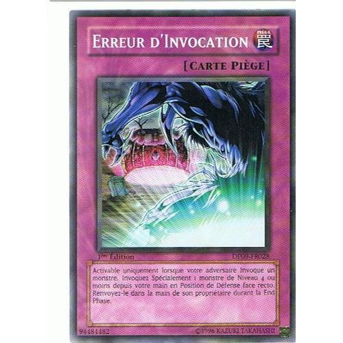 Erreur D'invocation - Yu-Gi-Oh! - Dp09-Fr028 - C on Productcaster.