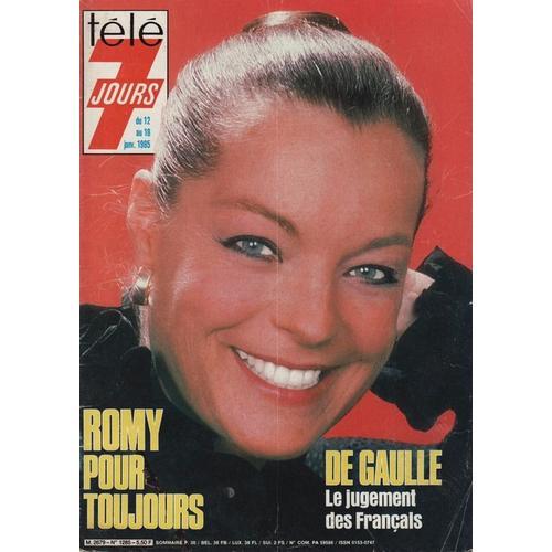 Télé 7 Jours / 07-01-1985 N° 1285 : Romy Schneider (3p) - Jeanne M... on Productcaster.