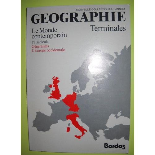 Geographie Terminales, Le Monde Contemporain, 1er Fascicule, Genera... on Productcaster.