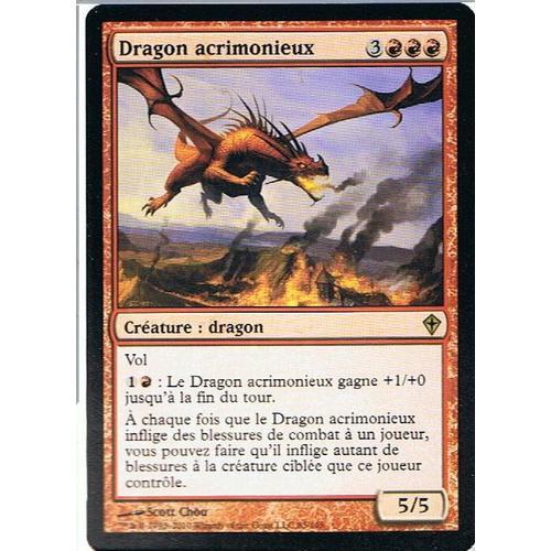 Dragon Acrimonieux - Magic Mtg - Worldwake 85 - R on Productcaster.