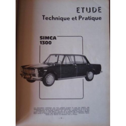 Revue Technique Automobile N° 216 : Simca 1300 on Productcaster.