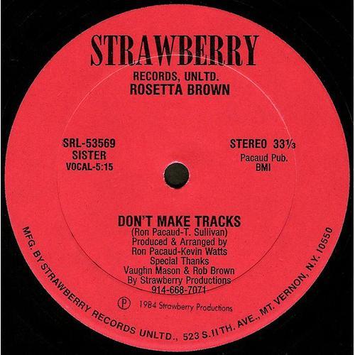 Don't Make Tracks 1984 Usa on Productcaster.