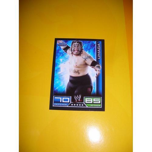 Carte De Catch Slam Attax 2009 Smack Down Umaga N°105/172 on Productcaster.