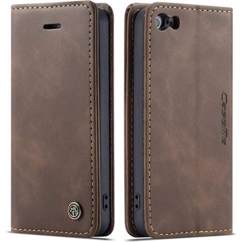 Coque Compatible Avec Iphone 5/5s/Se,Etui En Cuir Flip Housse Porte... on Productcaster.