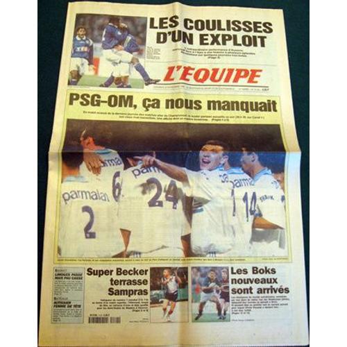 L'equipe N° 15722 : Le Quotidien Du Sport Du 22/11/1996 on Productcaster.