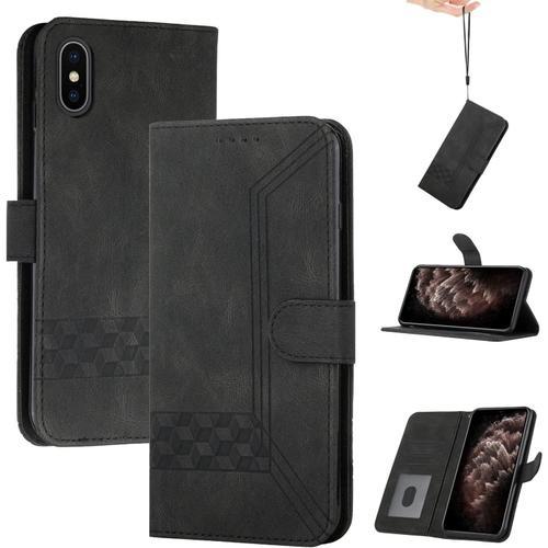 Coque Pour Iphone X/Xs,Portefeuille Etui Housse En Cuir Protection ... on Productcaster.