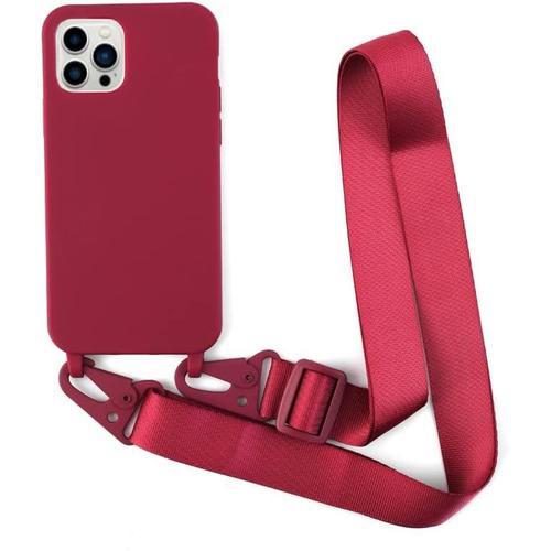 Coque Compatible Avec Iphone 14 Pro Max(6.7) Silicone Avec Cordon C... on Productcaster.