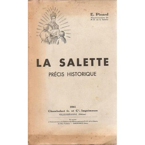 Salette (La) Précis Historique on Productcaster.