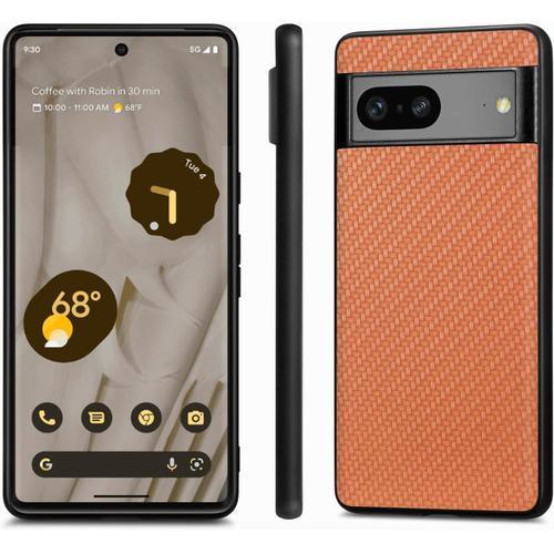 Coque En Fibre De Carbone Compatible Avec La Coque Google Pixel 7a ... on Productcaster.