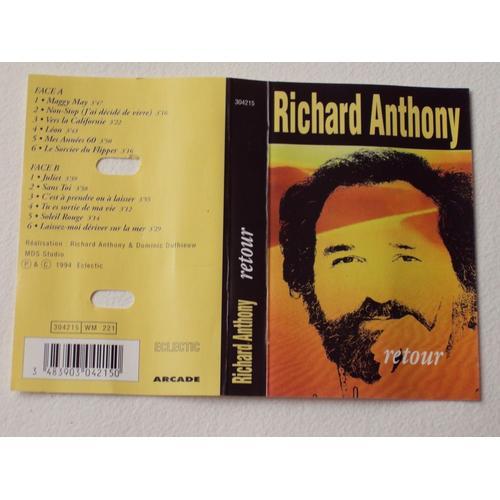 Richard Anthony... Retour - Cassette Audio on Productcaster.