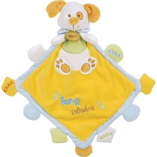 Super Doudou Chien Jaune Et Bleu (Reconditionné) on Productcaster.