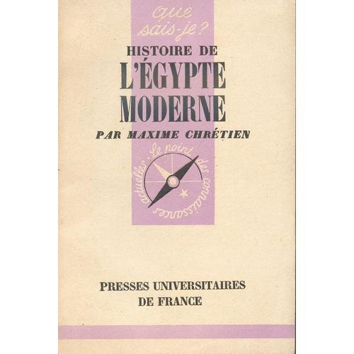 Histoire De L'egypte Moderne on Productcaster.