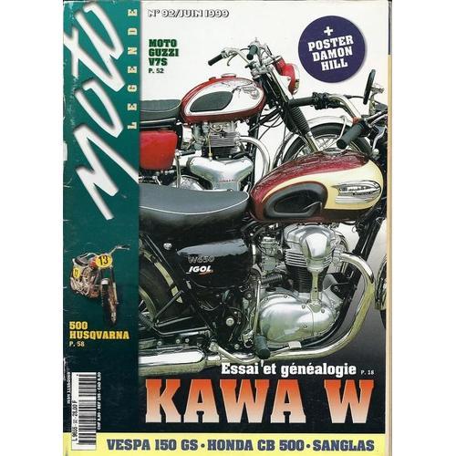 Moto Legende N° 92 : Essai Et Geanealogie De La Kawa W on Productcaster.