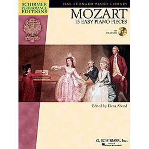 Mozart : 15 Easy Piano Pieces (+ 1 Cd) - Schirmer Hal Leonard on Productcaster.