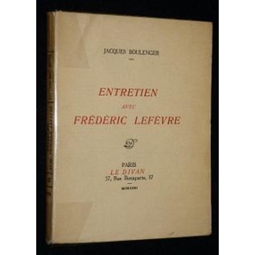 Entretien Avec Frédéric Lefèvre on Productcaster.