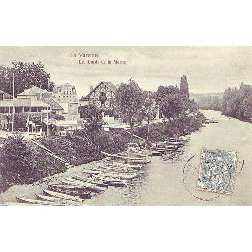 La Varenne - Les Bords De La Marne - Carte Precurseur - Obliteree ... on Productcaster.