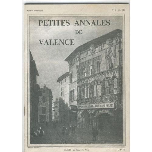 Petites Annales De Valence N° 2 on Productcaster.