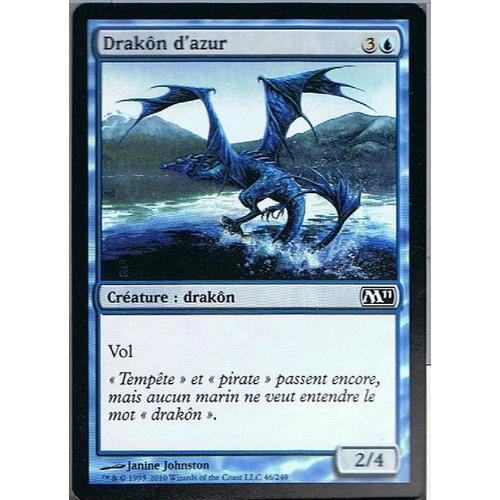 Foil Premium Drakôn D'azur - Magic Mtg - M11 - C on Productcaster.