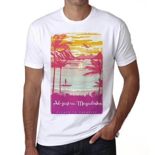 Homme Tee-Shirt Al-Jazira Mogadishu S'échapper Au Paradis - Al-Jazi... on Productcaster.