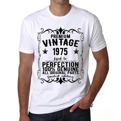 Homme Tee-Shirt - All Original Parts Aged To Perfection 1975 - 49 A... on Productcaster.